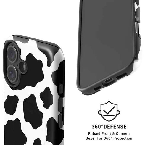 Cow Print iPhone 16 Plus Magsafe Impact Case